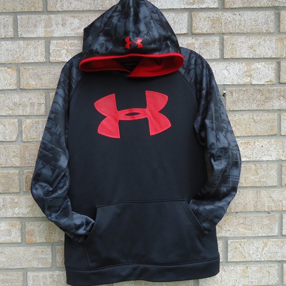 SIZE YXL. UNDER ARMOUR cold gear fleece hoodie. www.imisca.jp